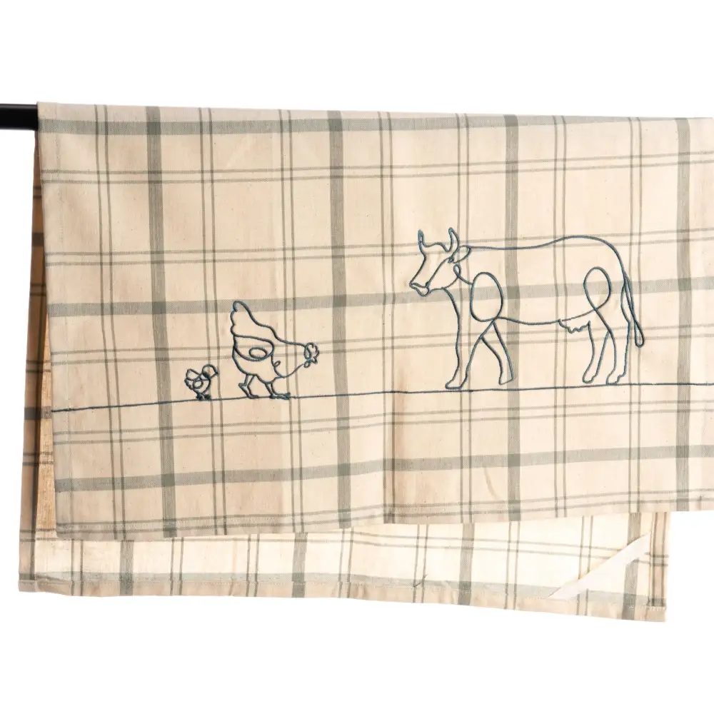 Farm Print Kitchen Towel