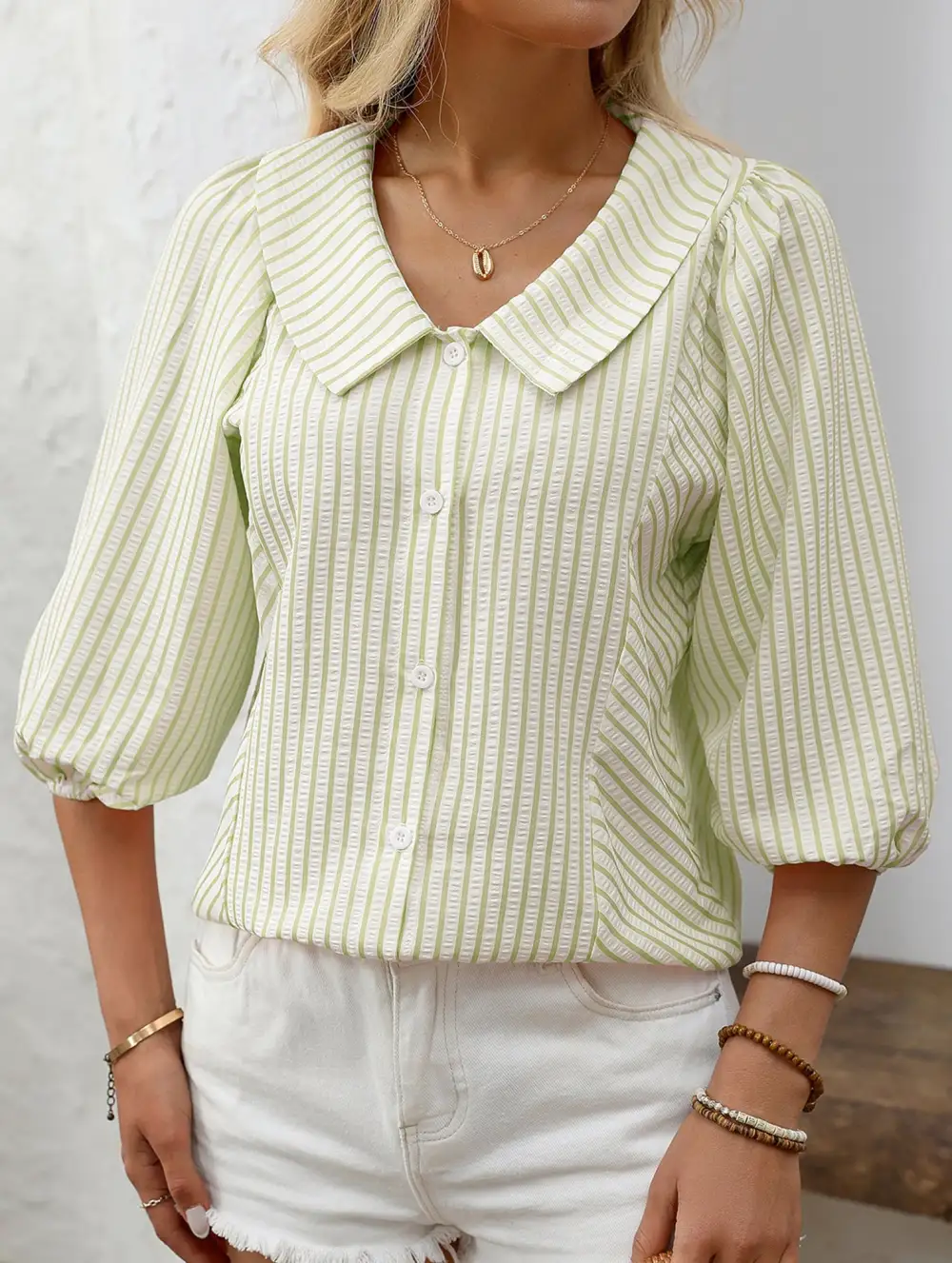 Puff Sleeve Doll Blouse
