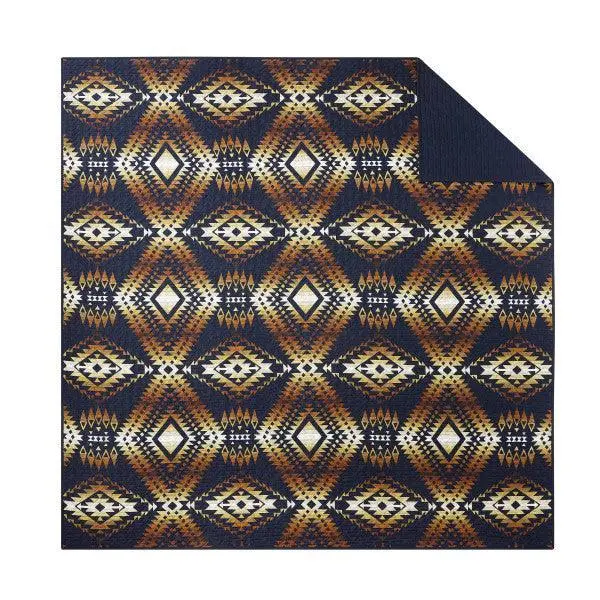 Contemporary Quilted Geometric Quilt Set
