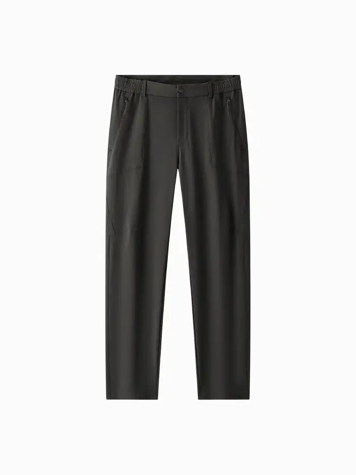 Men's Straight Open-weave Trousers