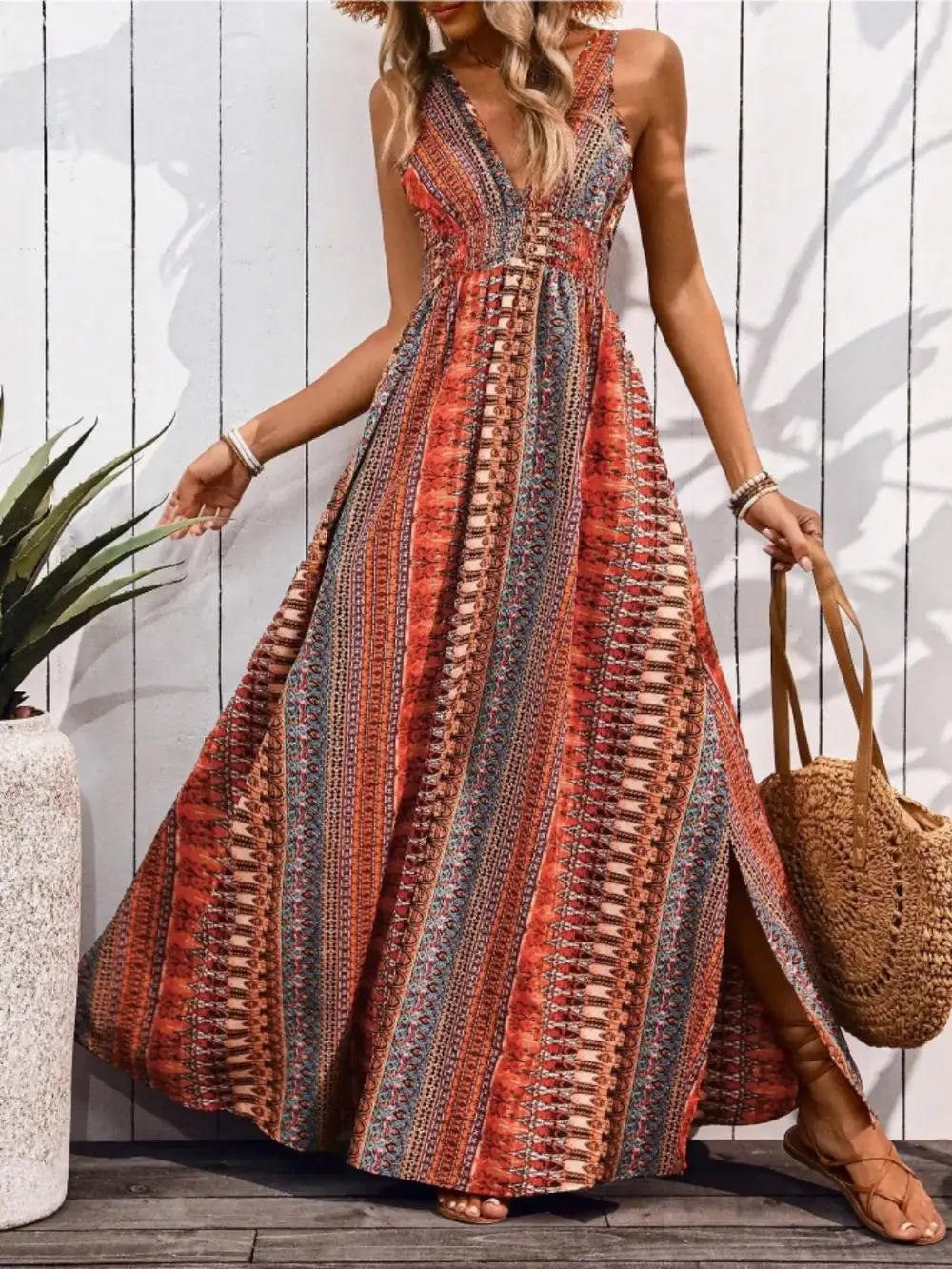 Flowy Tie Waist Tie Detail Dress