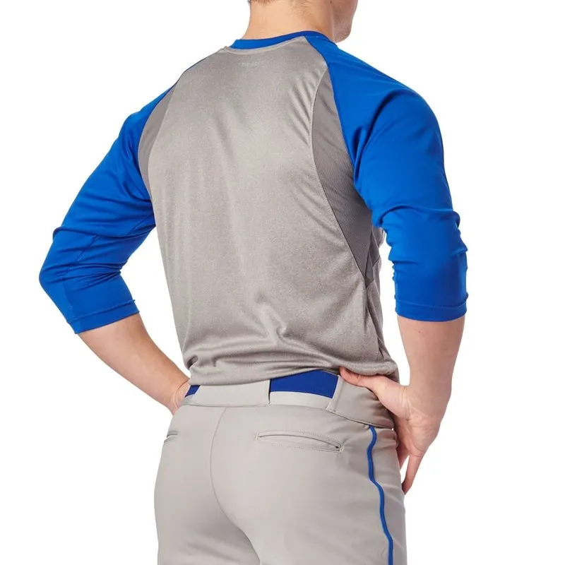 Men's Three-Quarter-Sleeve Raglan Performance T-Shirt
