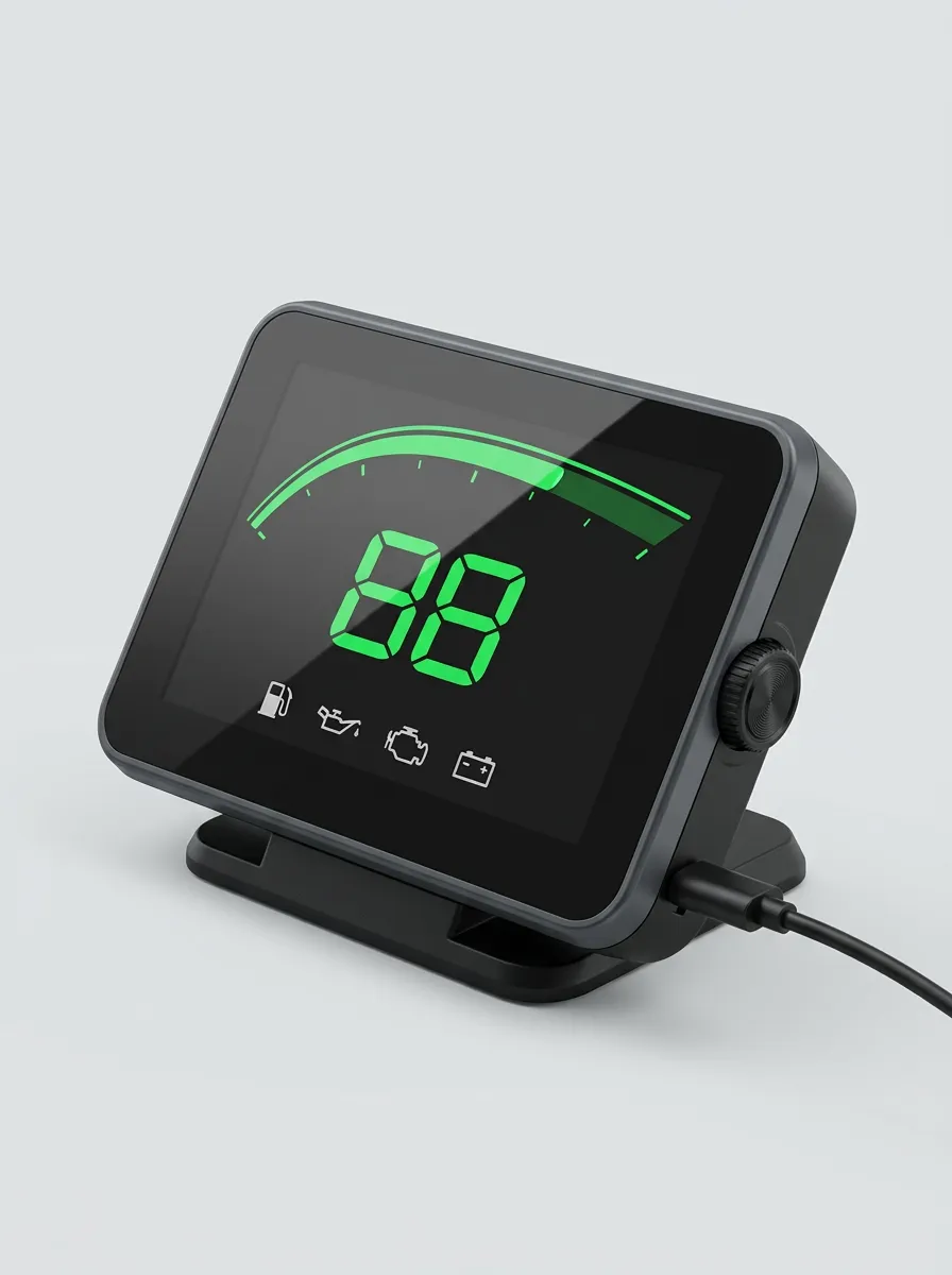 Compact-Form Digital-Speedometer HUD Car HUD Display
