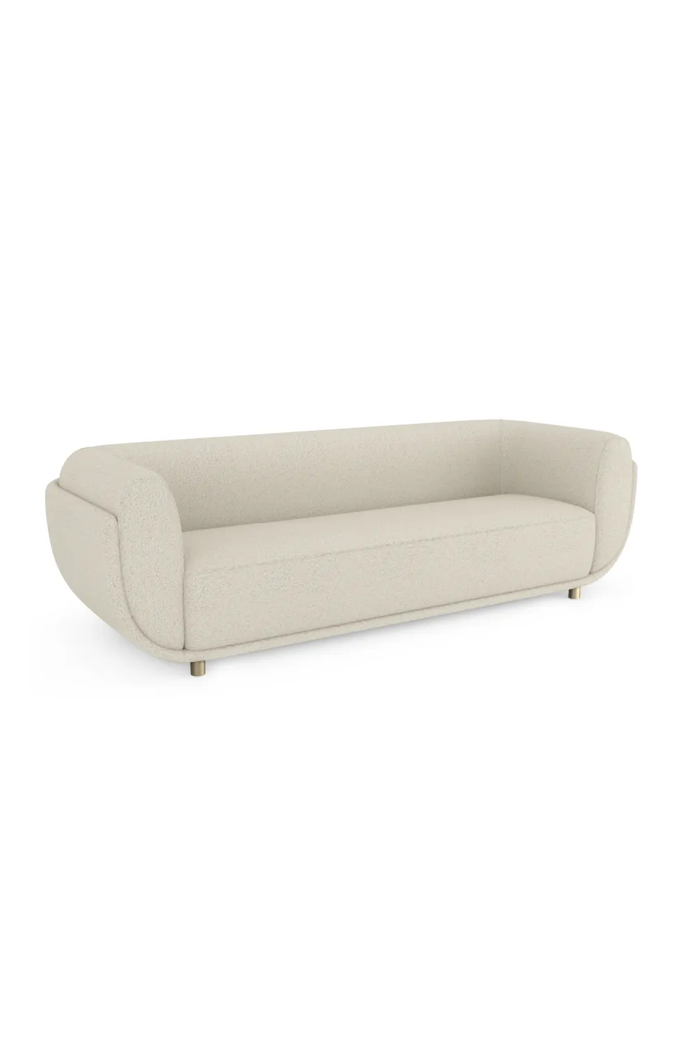 Contemporary Boucle Sofa