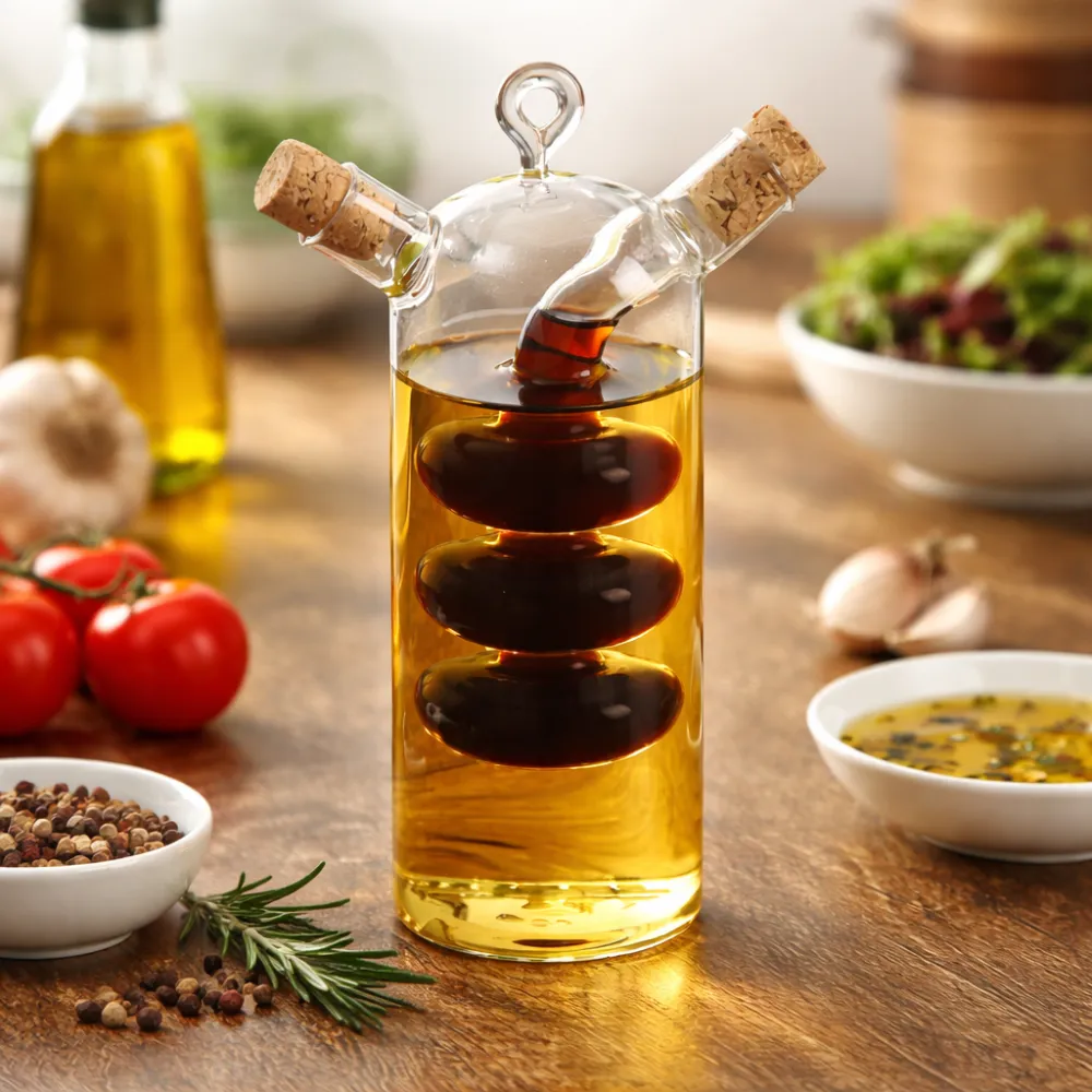 Dual Chamber Vinegar Bottle