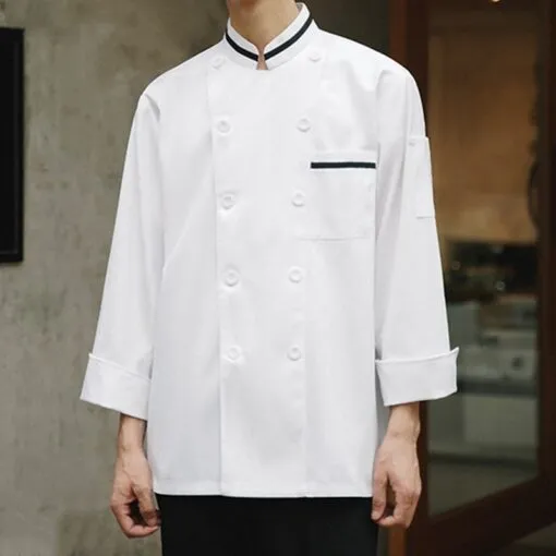 Practical Long Sleeve Chef Work Jacket