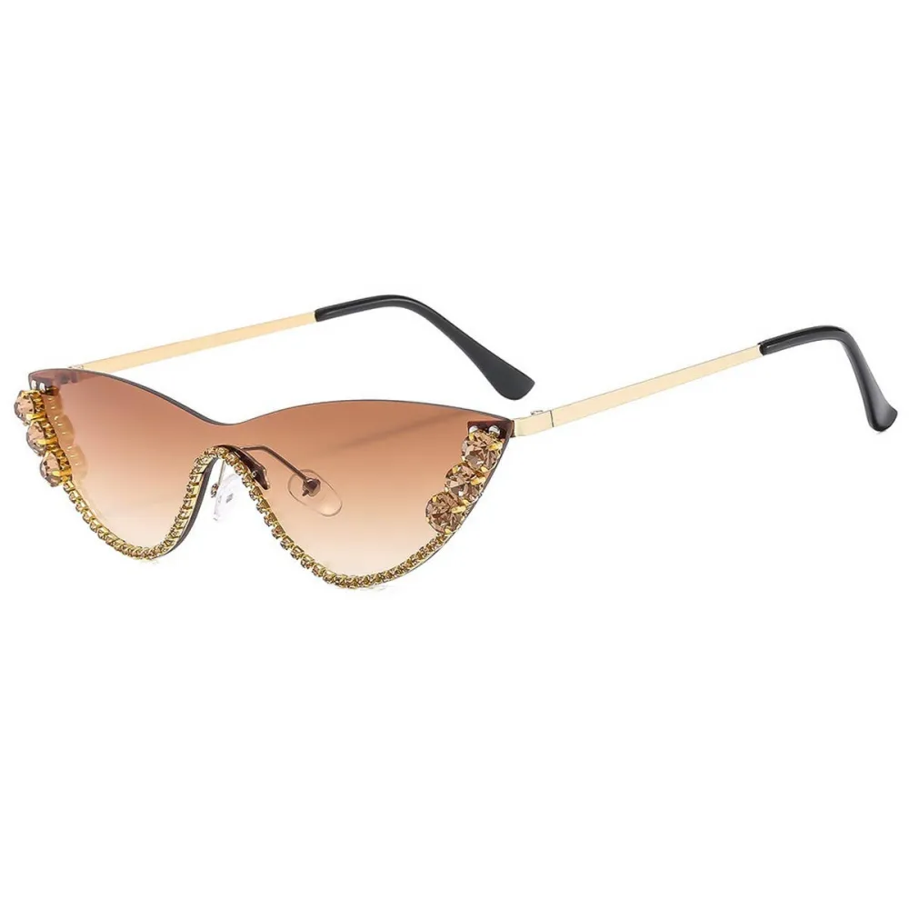 Rhinestone Cat Eye Sunglasses