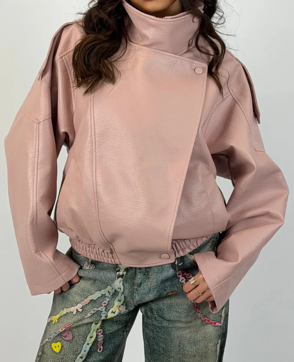 Minimal Everyday Leather Jacket