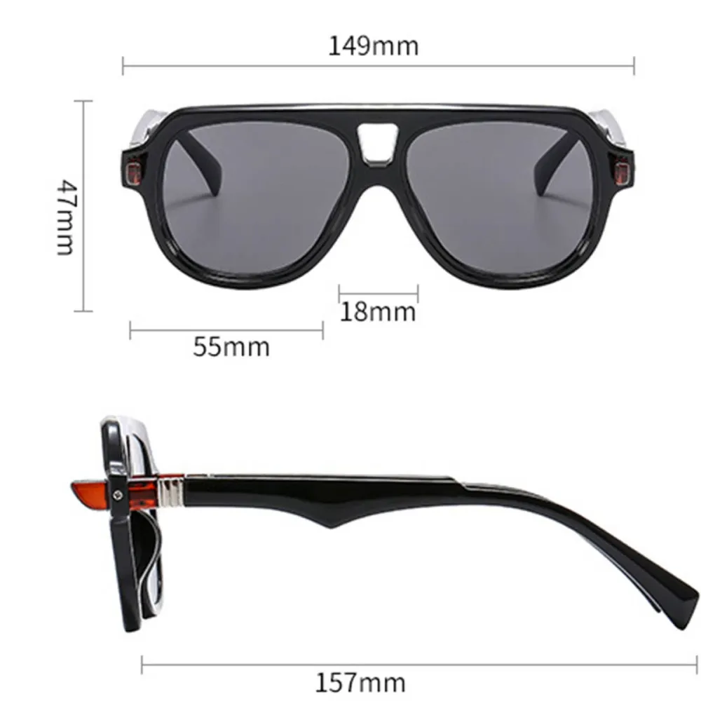 Rounded Retro Sunglasses