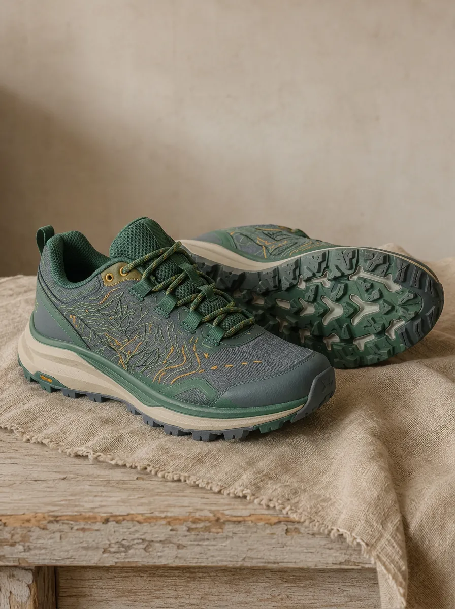Women's Pulse Hiking Lover Topographic Map Printed Sneakers