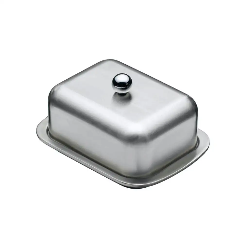 Stainless Steel Covered Butter Dish