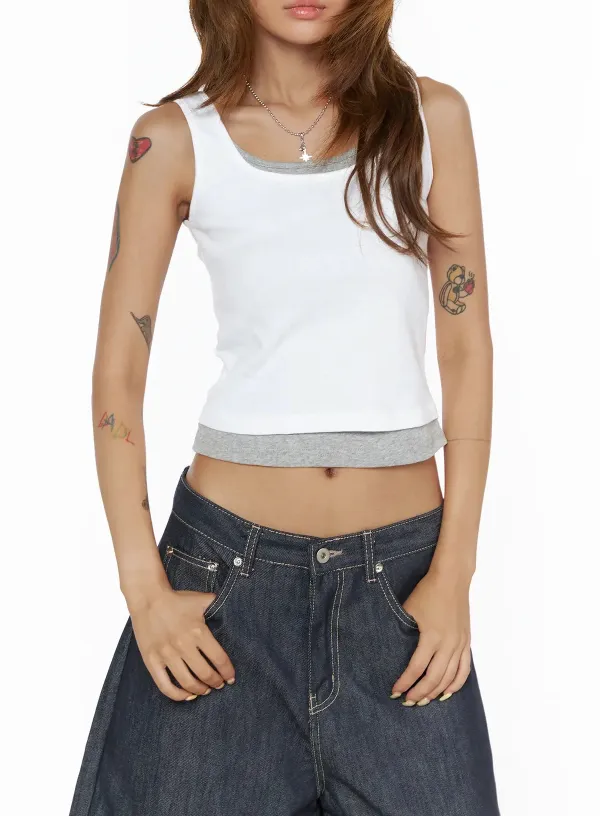 Two-Tone Tank Top