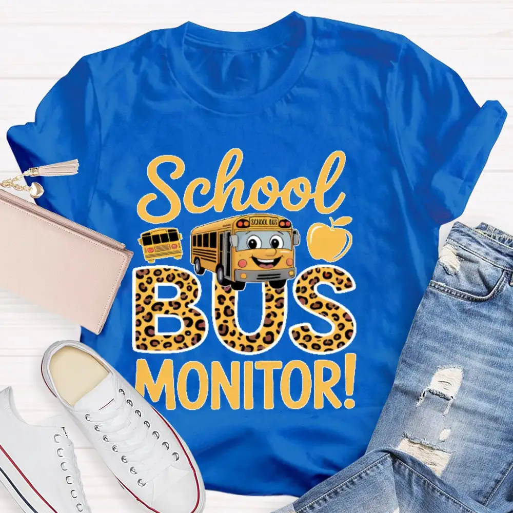 School Bus Monitor Life T-Shirt