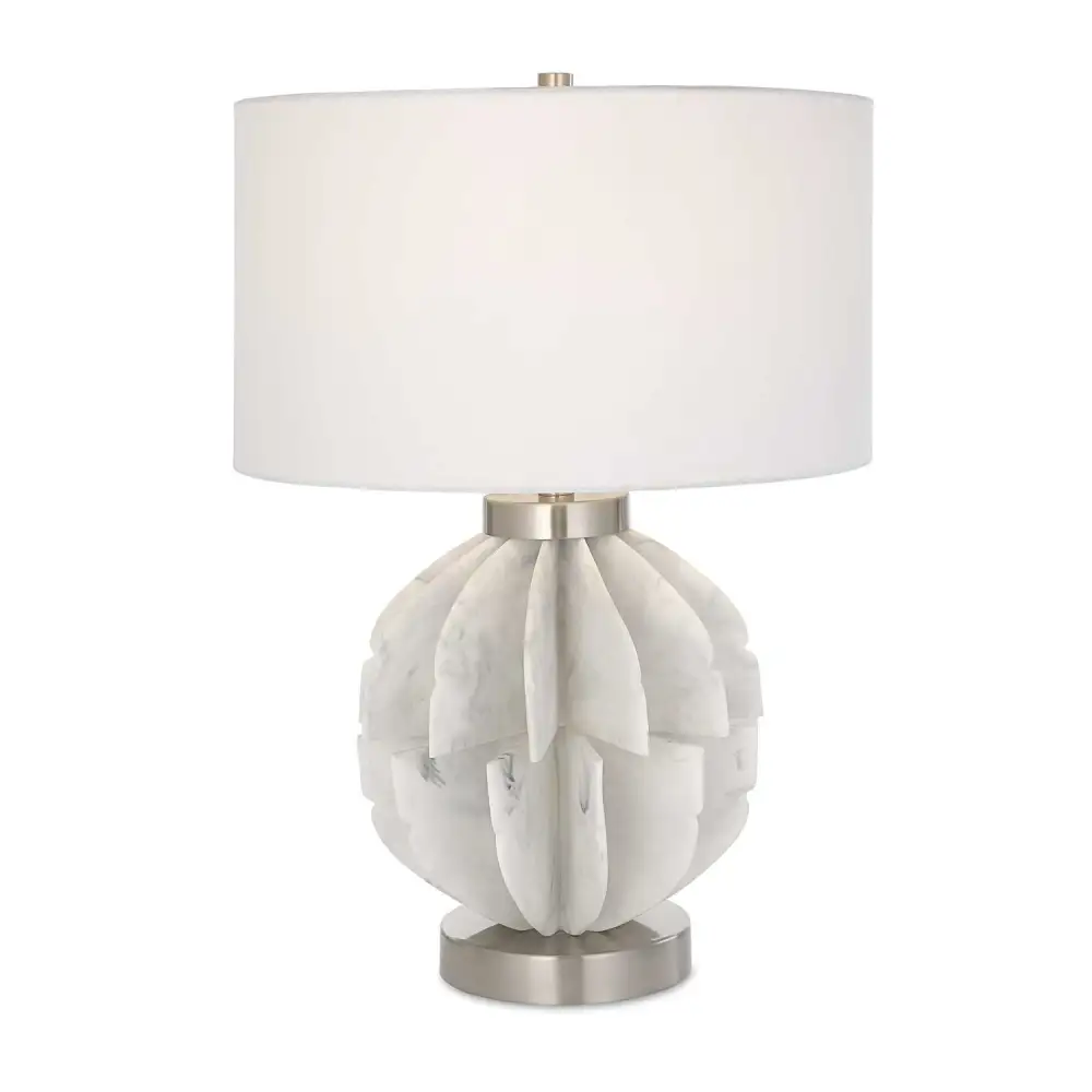 Marble Look Table Lamp