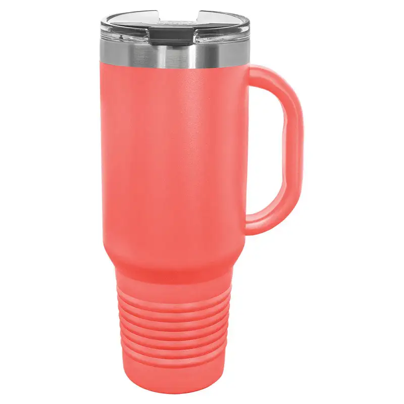 Travel Handled Straw Lid Travel Mug