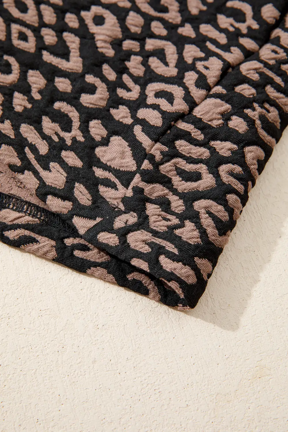 Wearable Cut Animal Print Mini Dress