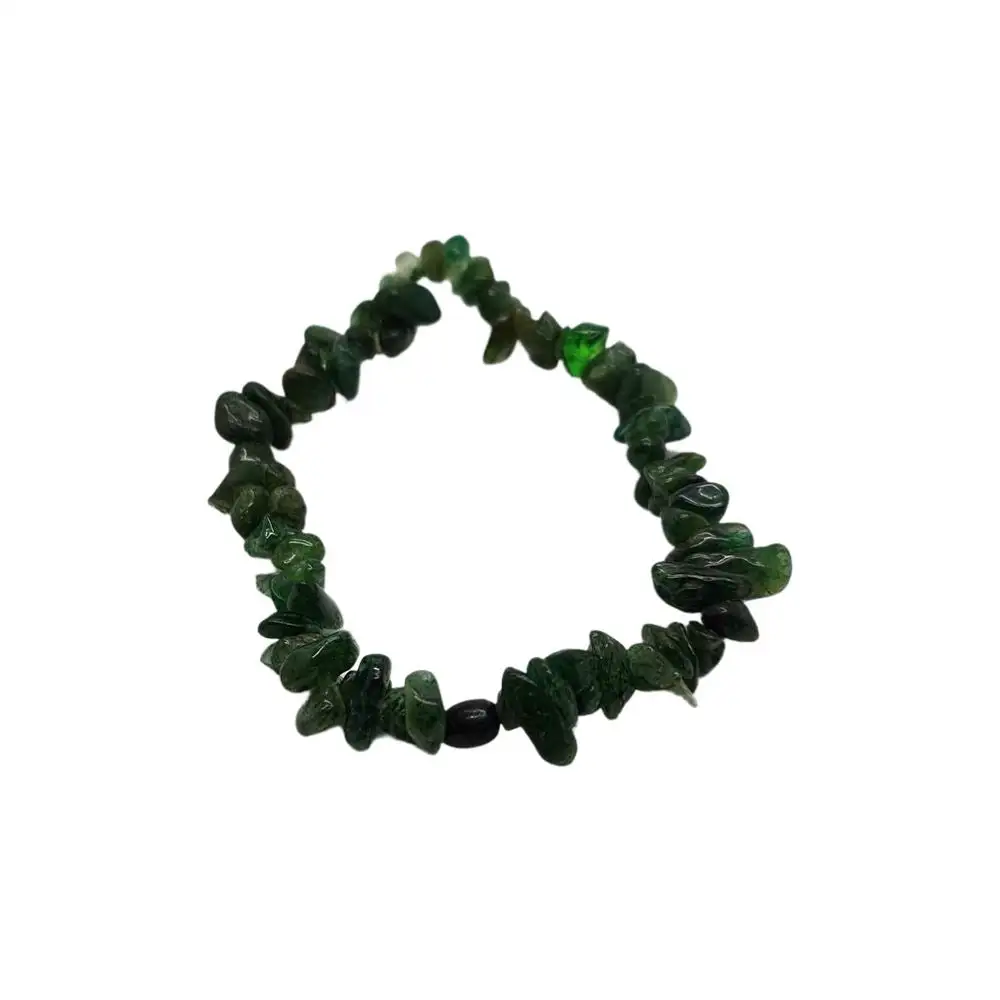Chip-Stone Stretch Gemstone Crystal Bracelet