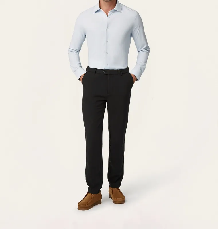 Non-Iron Classic Shirt Light Blue