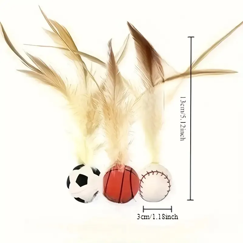 Cat Feather Sports Ball Toy
