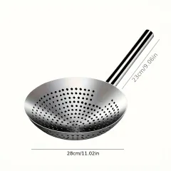 Stainless Steel Long-Handle Colander