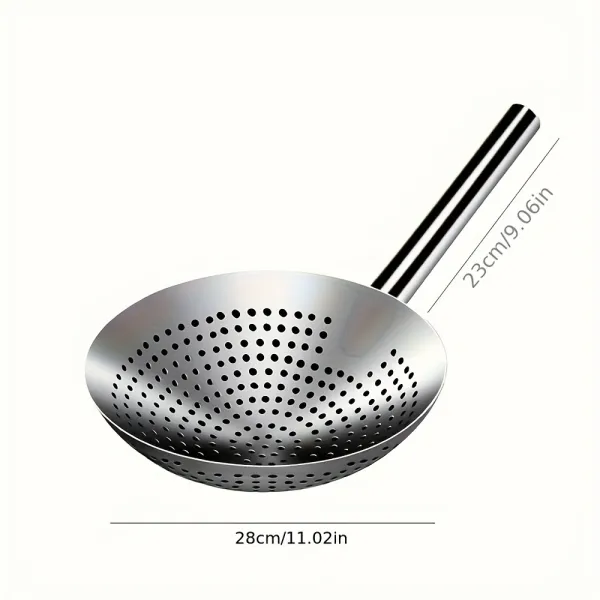 Stainless Steel Long-Handle Colander