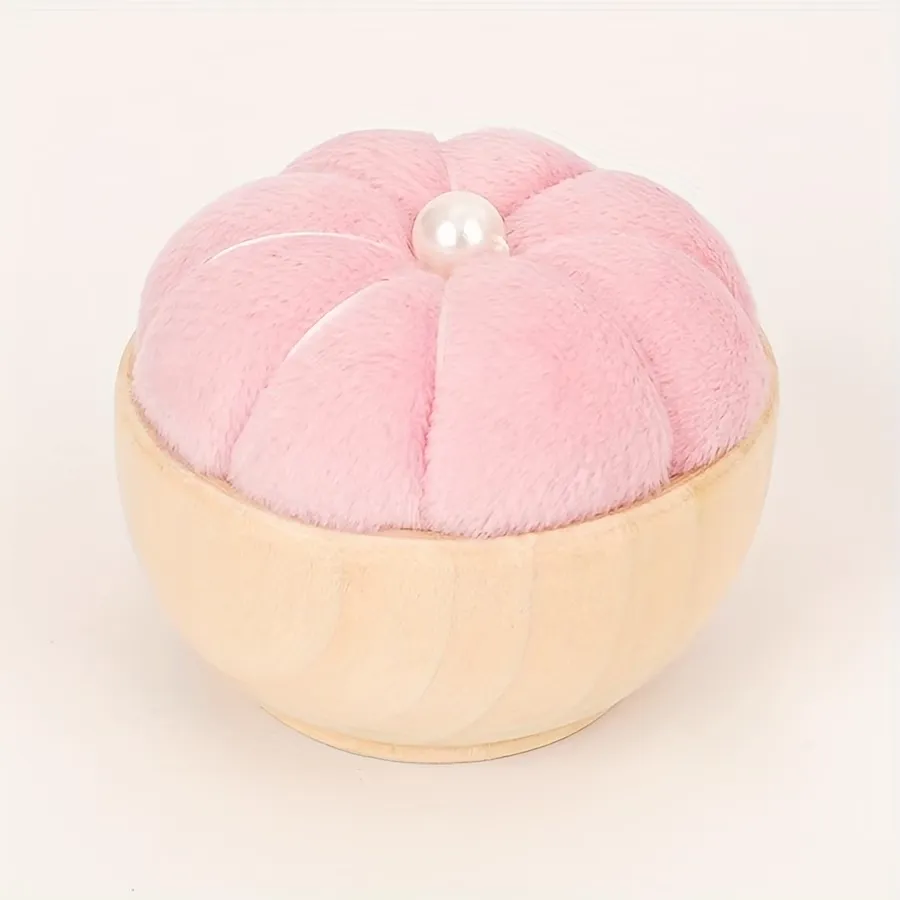 Velvet Pumpkin Pin Cushion