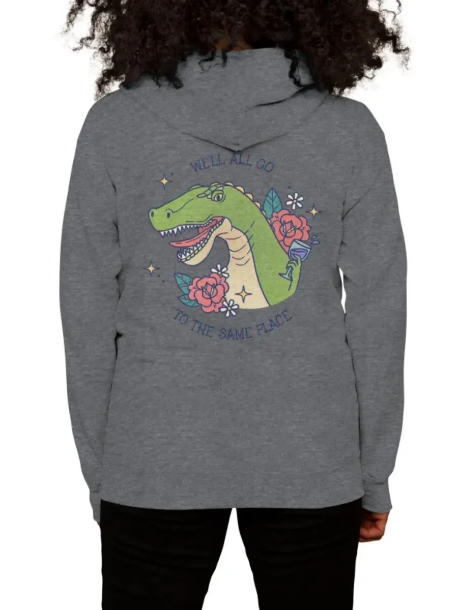 Funny Dinosaur Cocktail Hoodie
