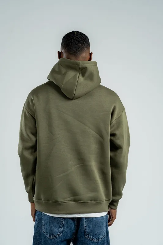 Green Everyday Oversized Hooded Sweatshirt