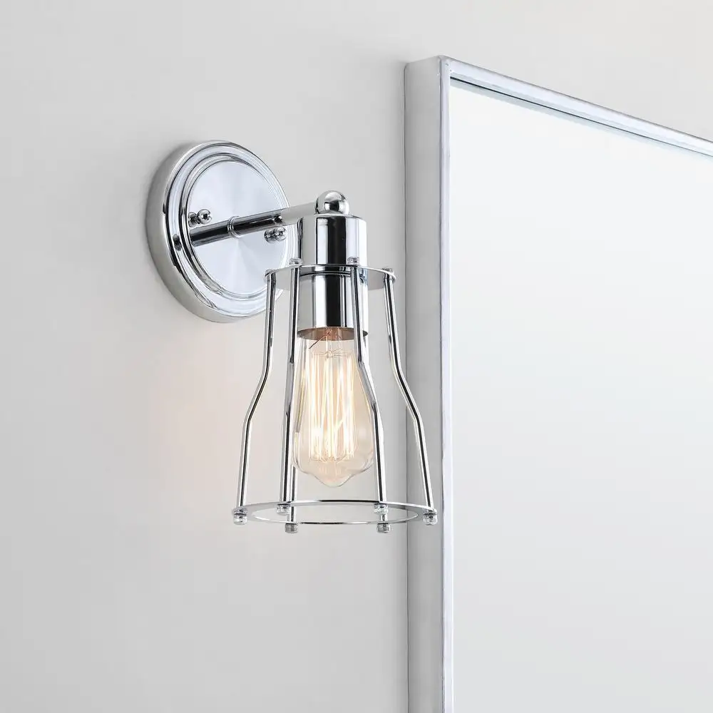 Single-Light Metal Vanity Light