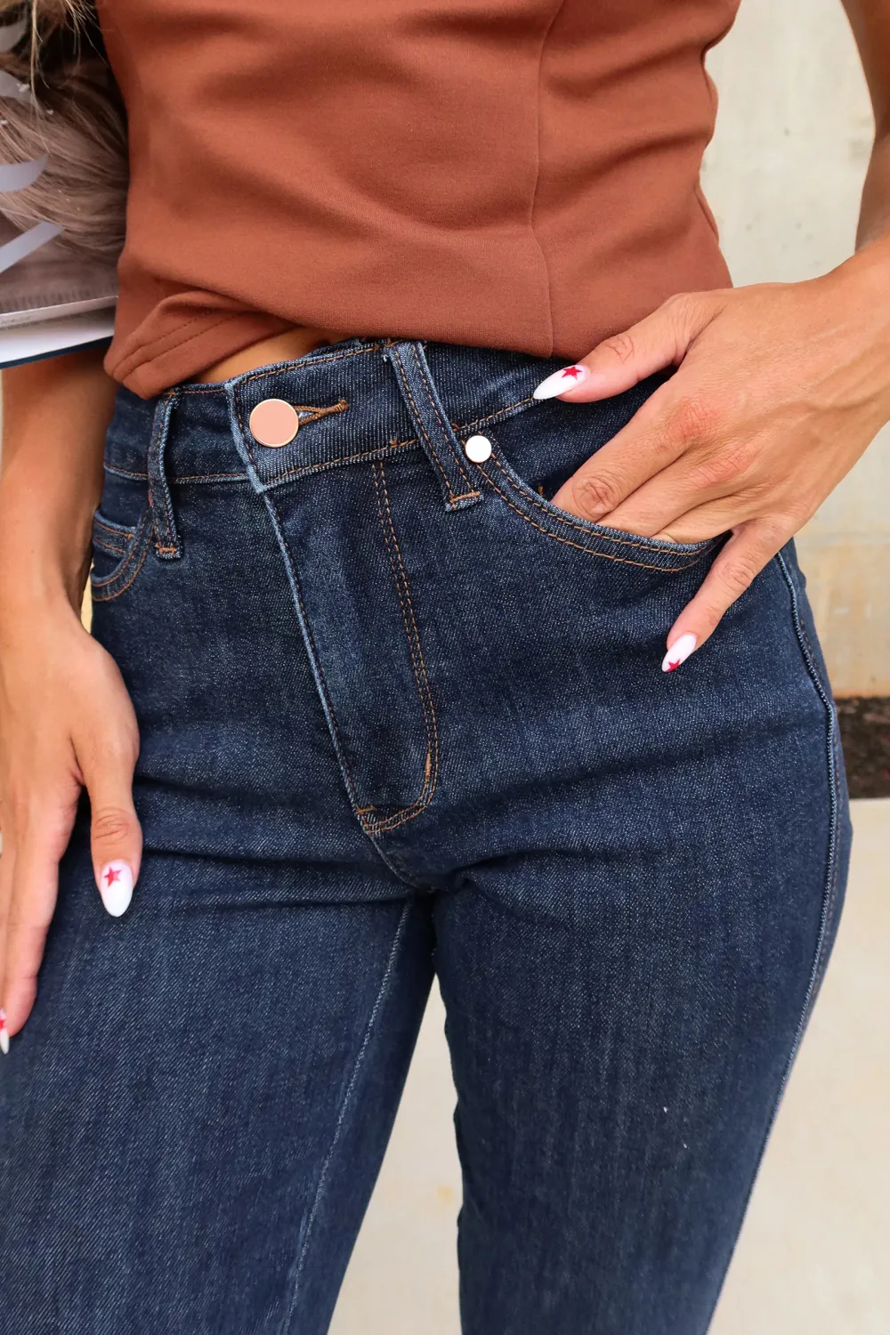Casual Skinny Washed Jeans