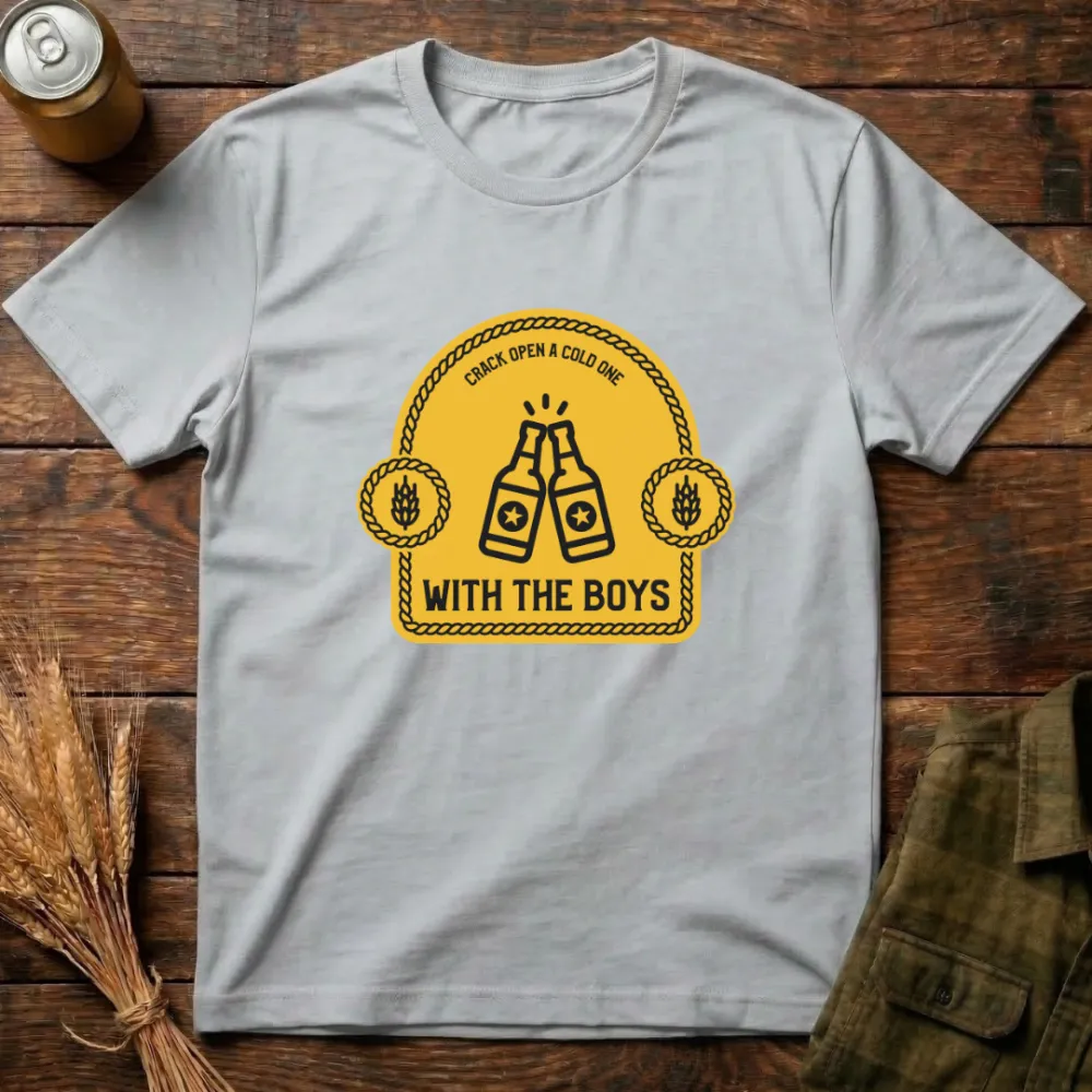 With The Boys Graphic Cotton T-Shirt