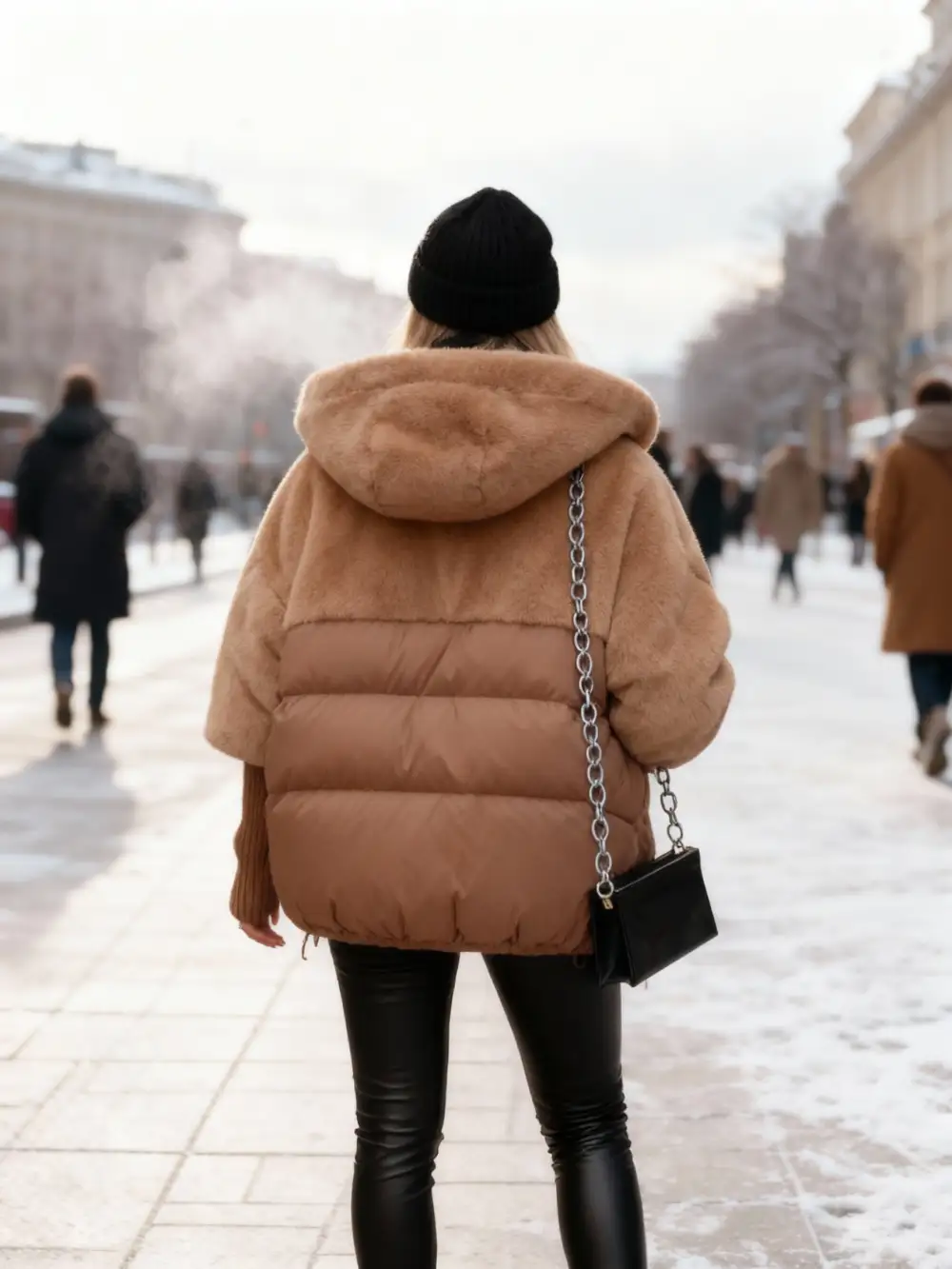 Utility Hooded Bomber Jacket