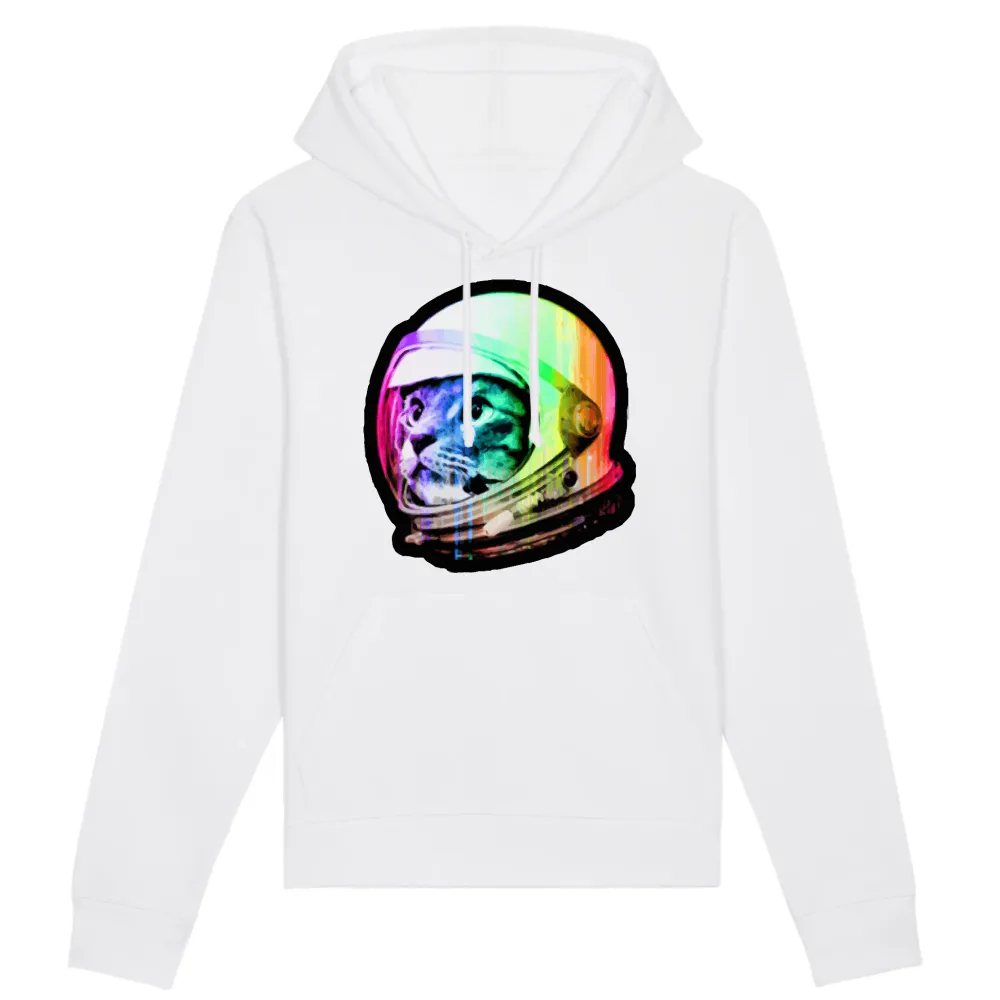 Galaxy Cat Graphic Pullover Hoodie