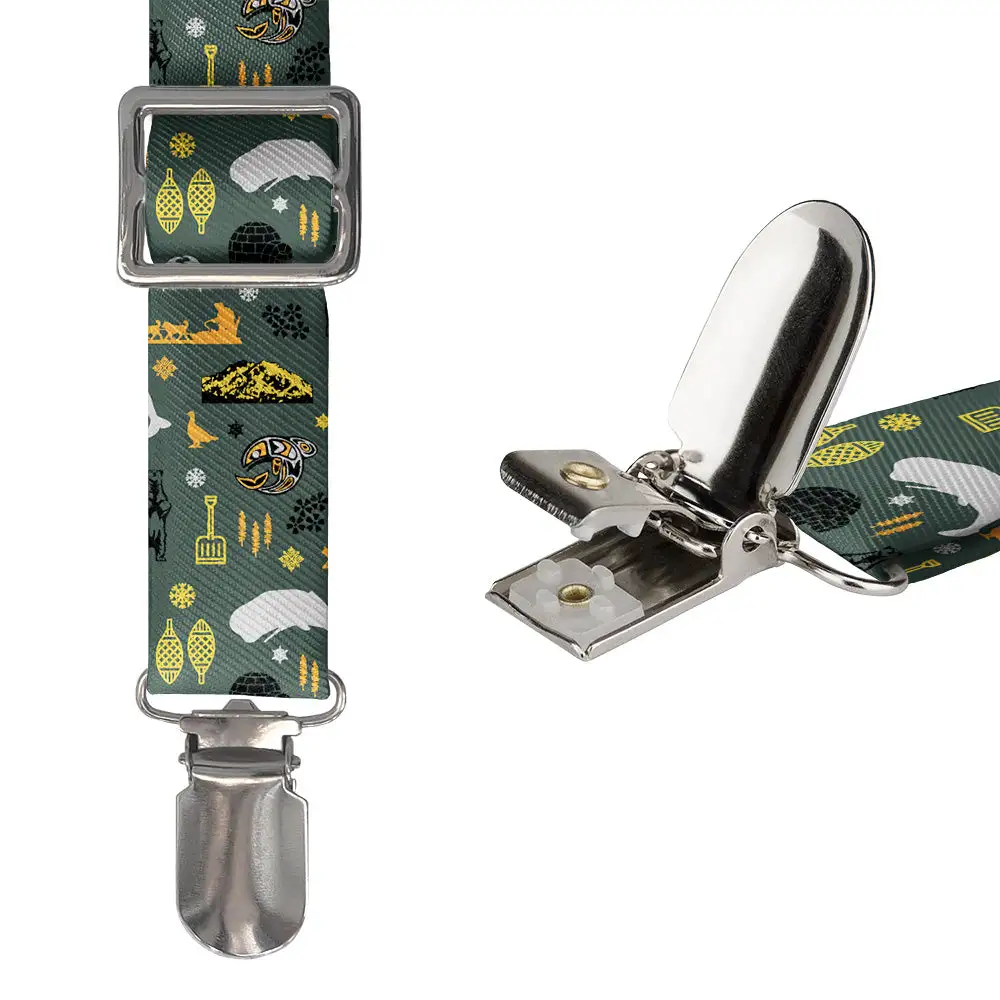 Iconic Pattern Suspenders
