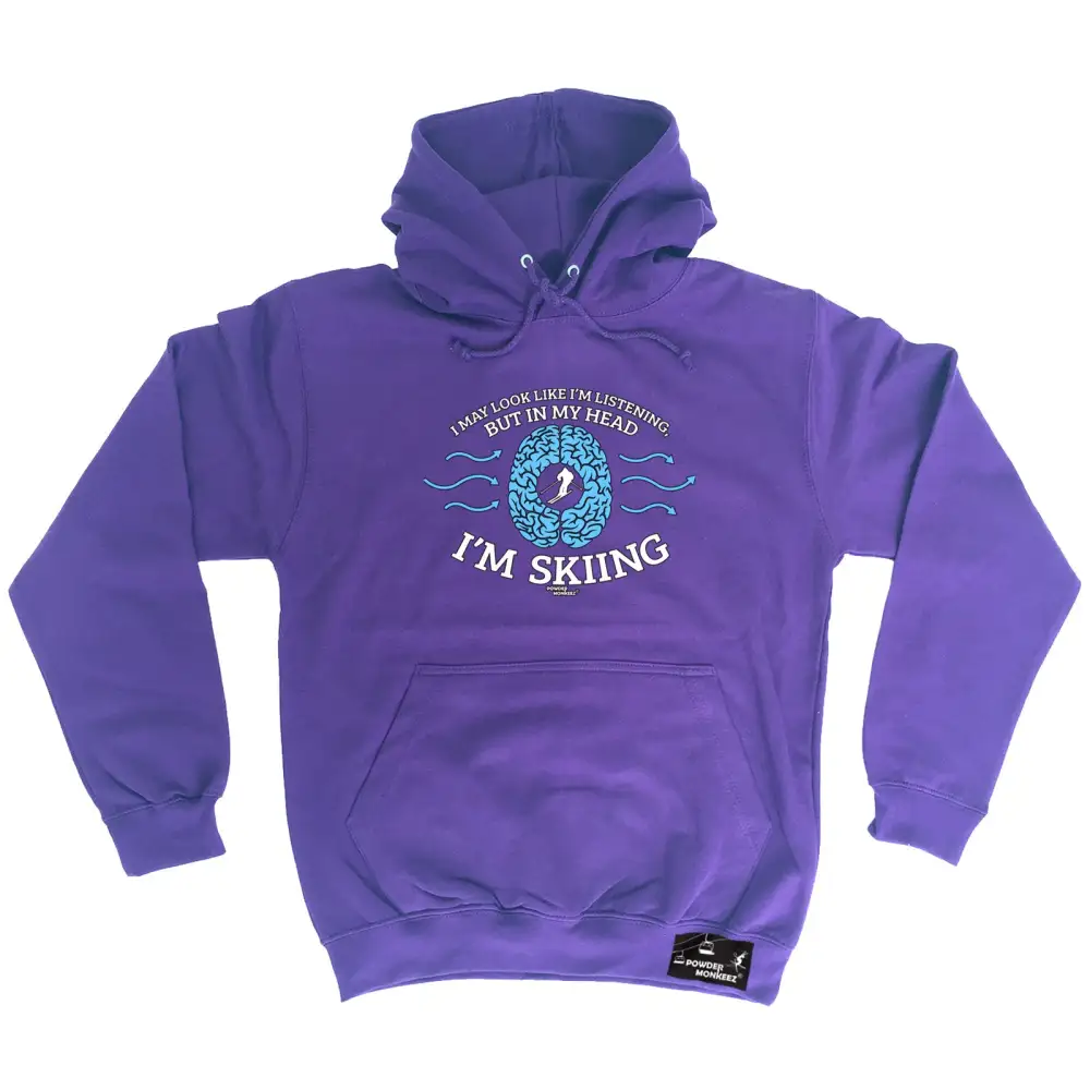 Ski Listening Graphic Hoodie