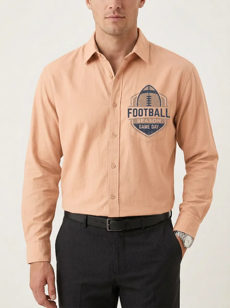 Football Graphic Casual Shirt
