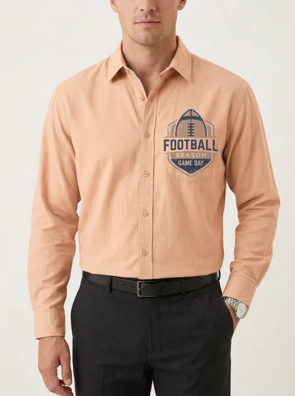 Football Graphic Casual Shirt