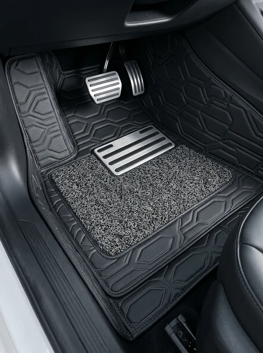 Modern Hexagon Floor Mats