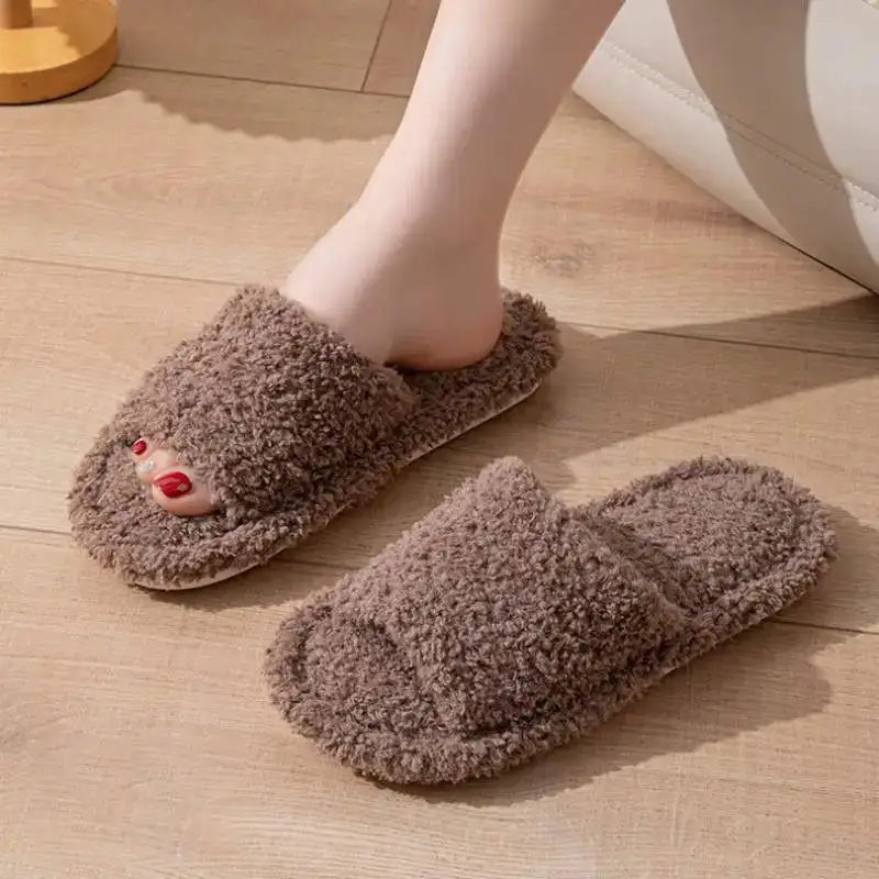 Effortless Plush Home Slippers
