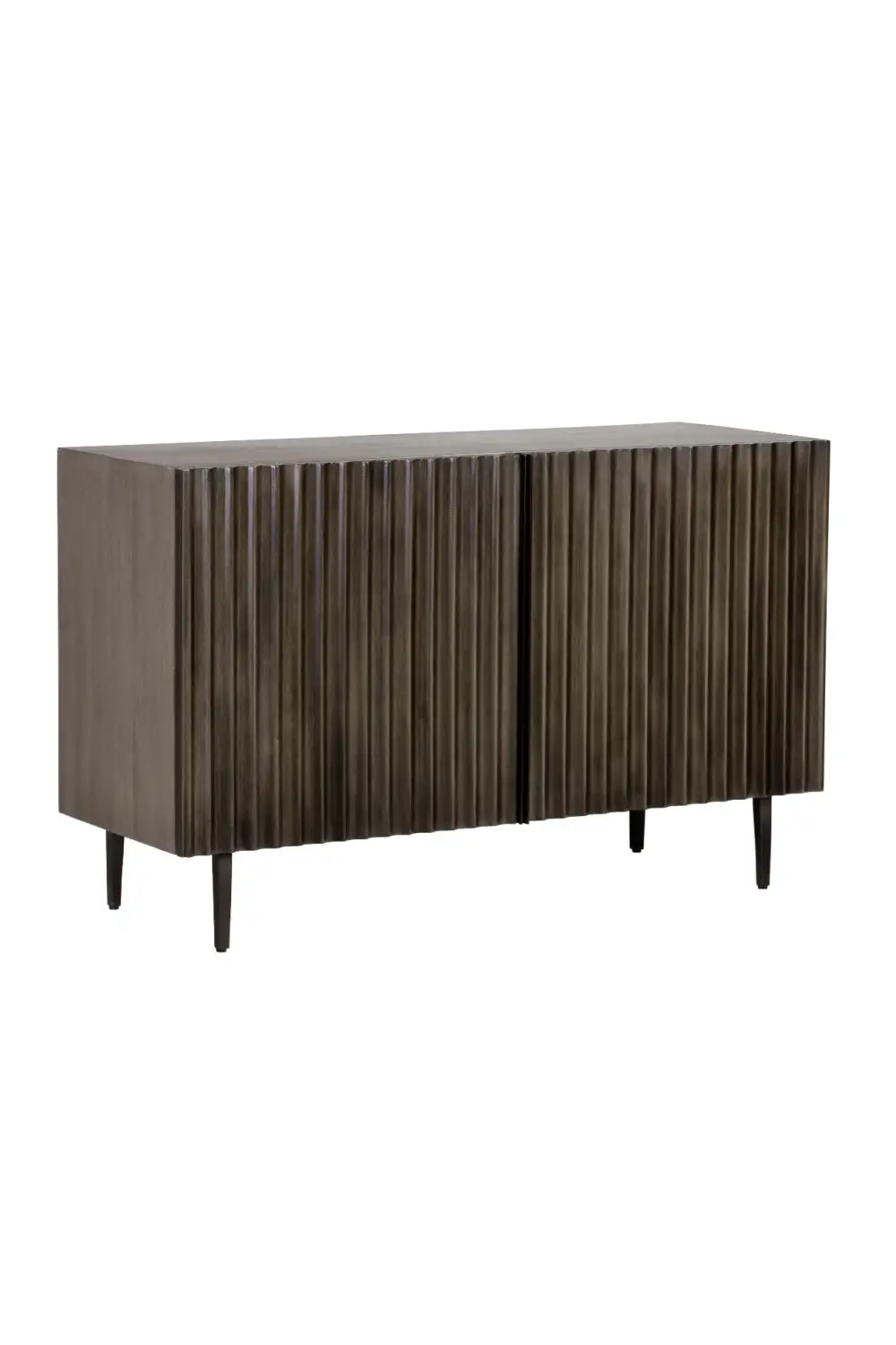 Fluted Wood Sideboard