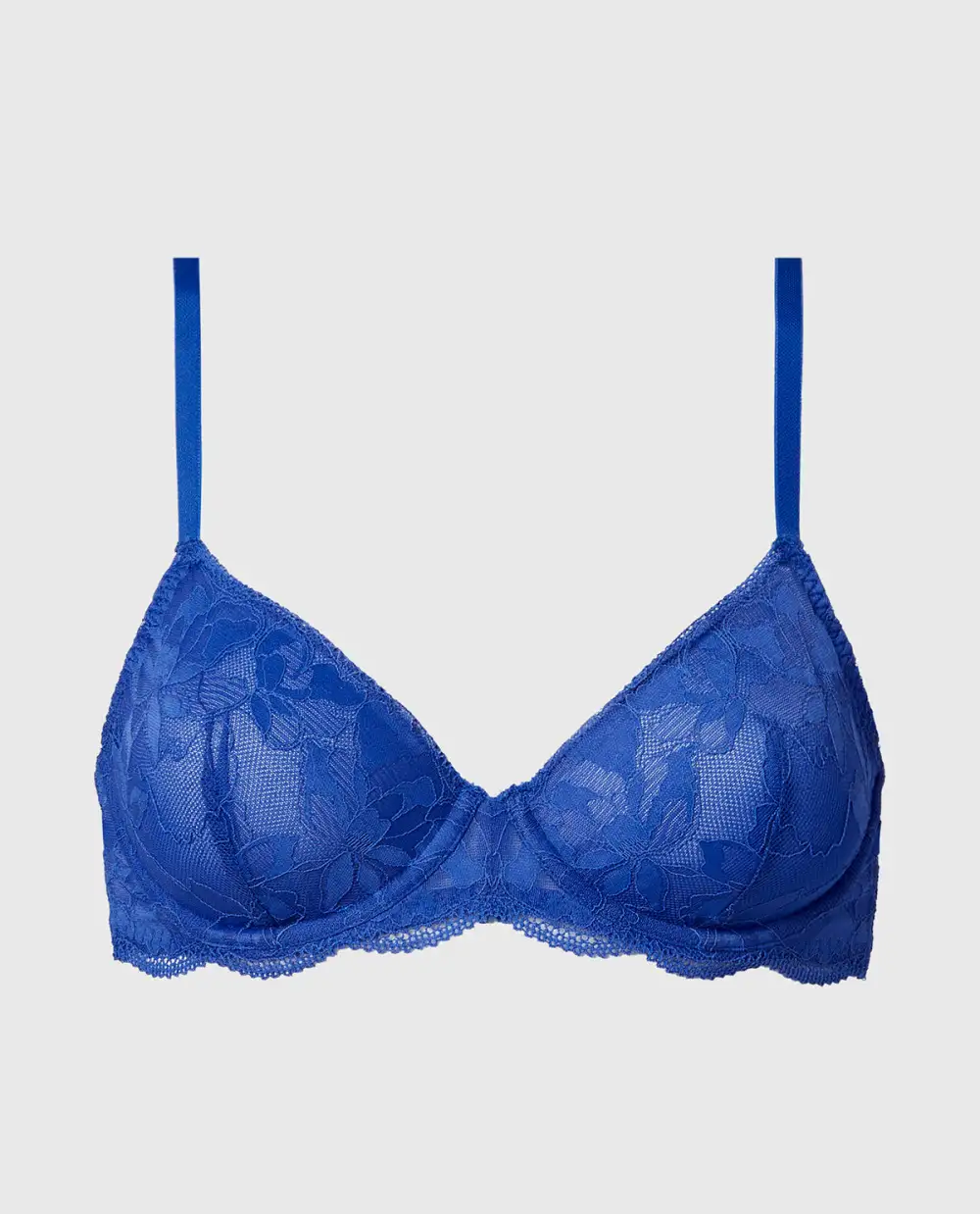 Minimal Charmed Unlined Demi Bra