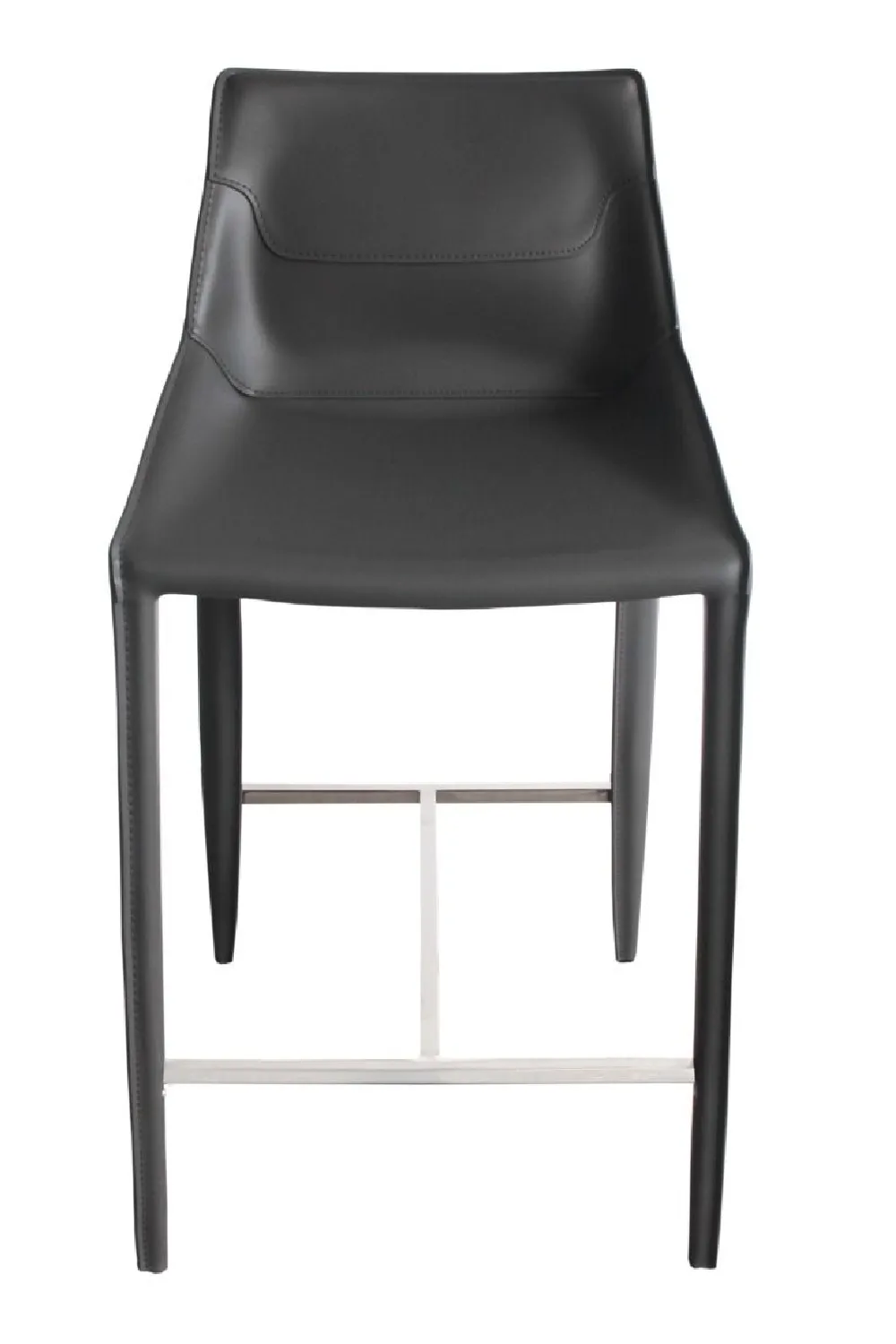 Elegant Leather Counter Stool