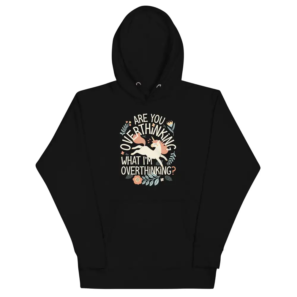 Overthinking Thought Graphic Hoodie