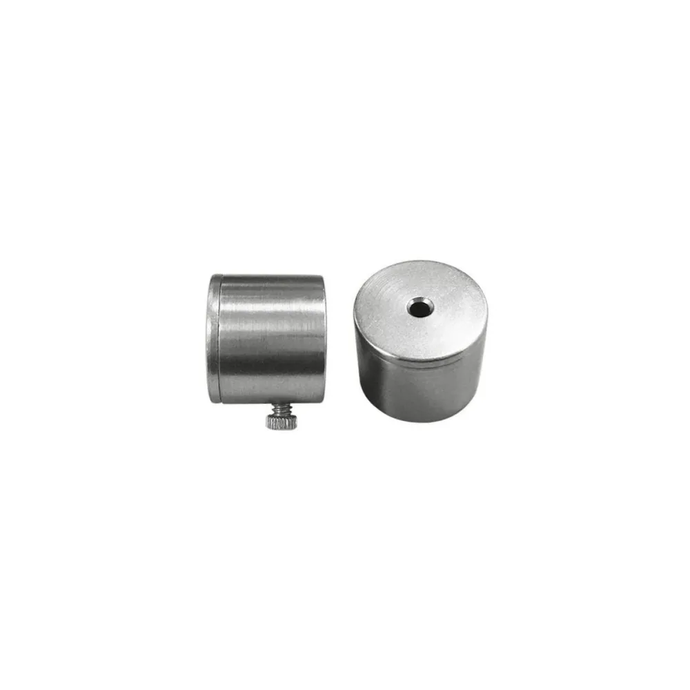 Steel Decorative Drapery Rod Finial Set 2-Piece 1-Inch