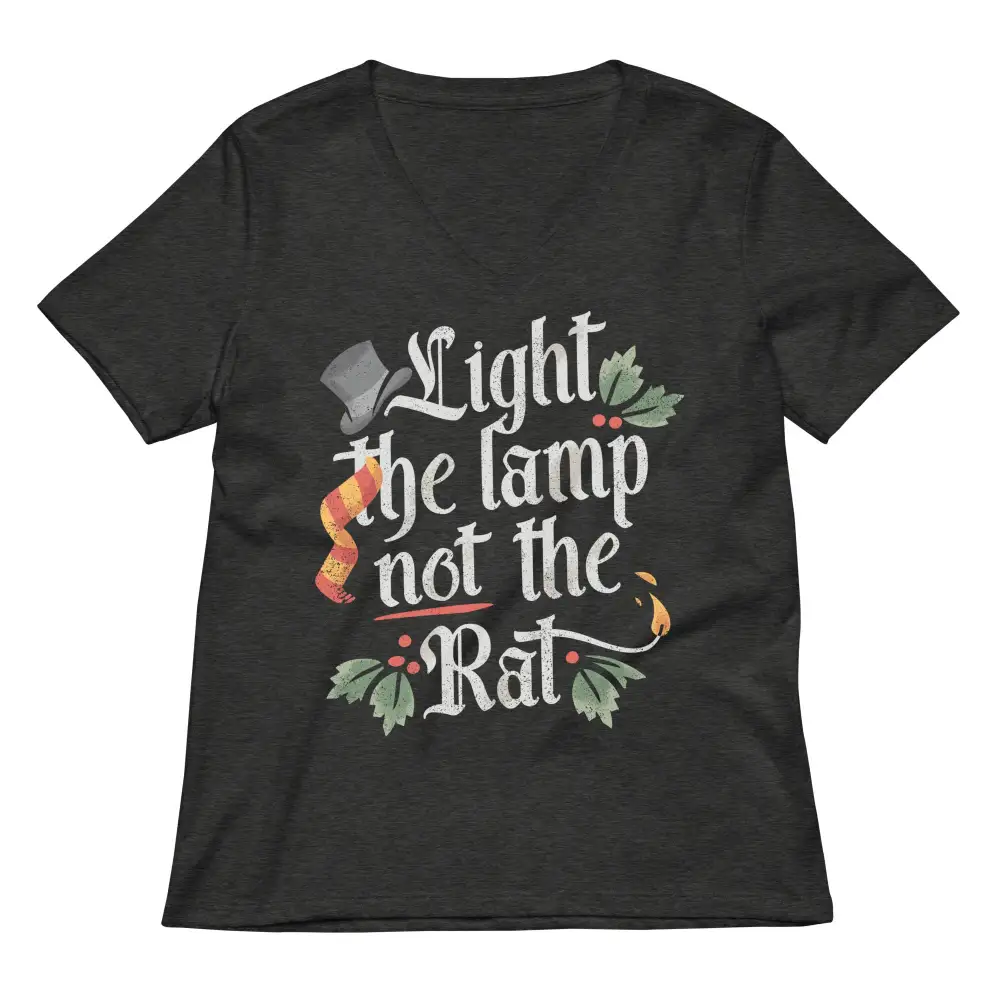 Lamp Rat V Neck Tee