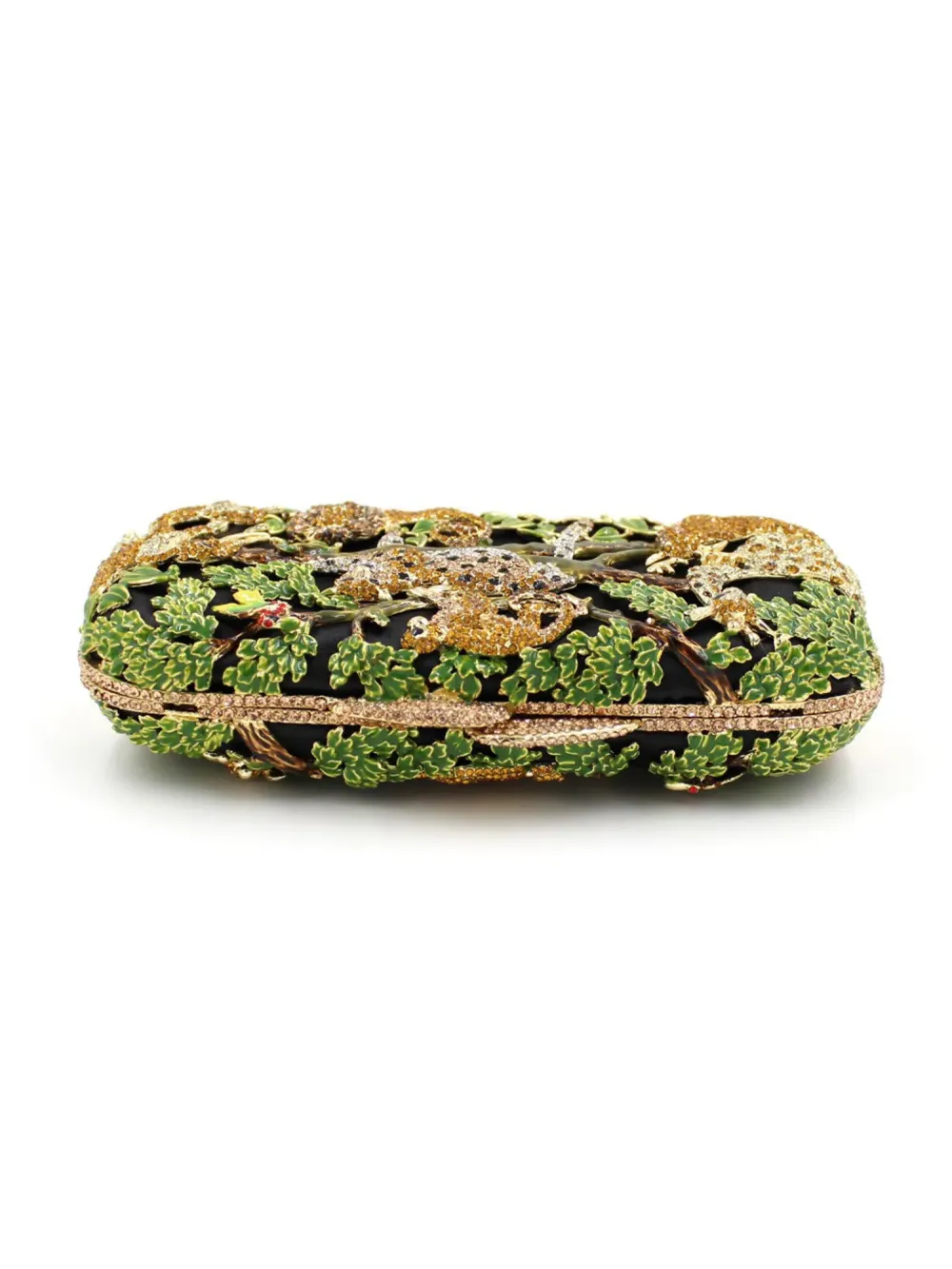Liana Animal Crystal Clutch Bag