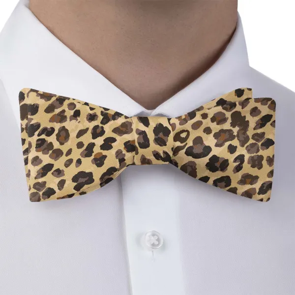 Cheetah Pattern Bow Tie