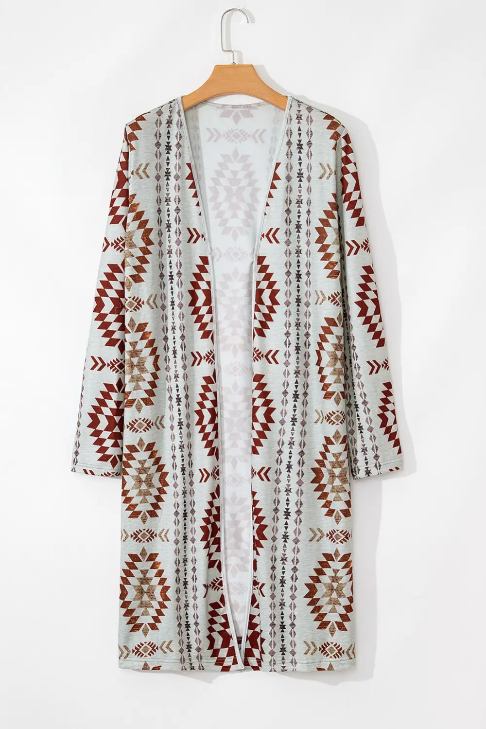 Easy Layer Open Front Longline Cardigan