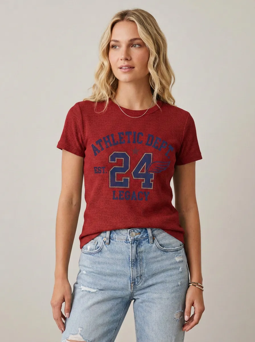 Women's Gridiron Ball Wing Crewneck T-Shirt