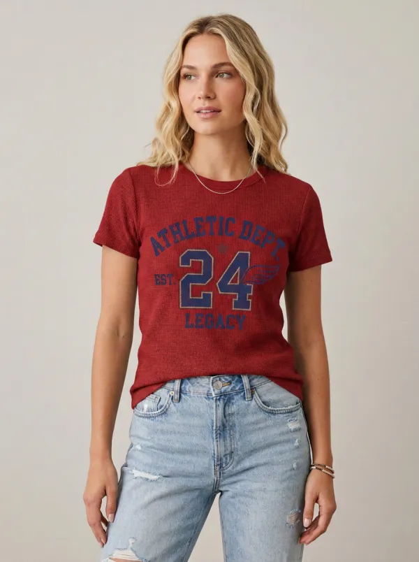 Women's Gridiron Ball Wing Crewneck T-Shirt